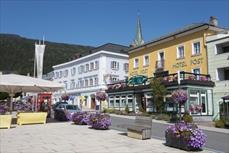 Houses on the town square