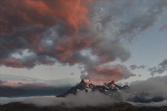 Sunrise over the Cuernos del Paine