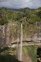 Chamarel Waterfall from St. Denis and Viande Salee Rivers