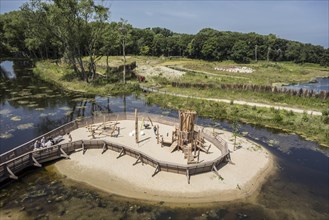 Playground in Zwin nature Park