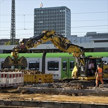 Construction site at Dortmund main station