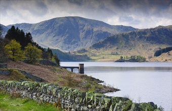 View of Highland Reservoir overlooking The Pier and Harter Fell