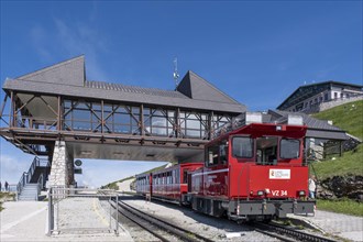 Schafbergbahn in mountain station