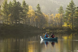 Canoeing for couples on a freshwater loch