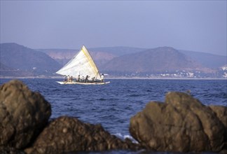 A dhow in Visakhapatnam or Vizag