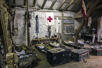 Replica of a First World War dressing station at the Romagne '14 '18 Museum in Romagne-sous-Montfaucon