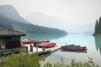 Canoe Rental Boathouse at Emerald Lake