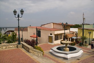 The newly renovated historic area of Santa Ana Hill