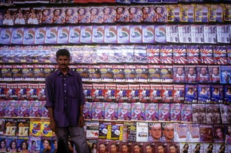 A periodical shop on a platform in Ernakulam