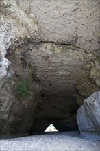 Limestone tunnel of the river Cesse near Minerve