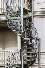 Iron staircase in Old Tbilisi