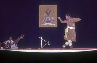 Legendary Kathak dancer late Pandit Birju Maharaj dance performance in Kerala Kalamandalam