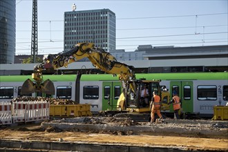 Construction site at Dortmund main station