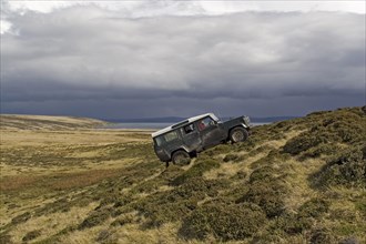 Off-road cruising in the Falkland Islands