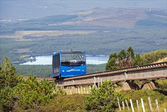 Carriage of the Cairngorm Mountain funicular