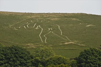 Cerne Abbas Giant chalk hill figure