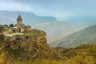 View over the Armenian Apostolic Monastery Tatev
