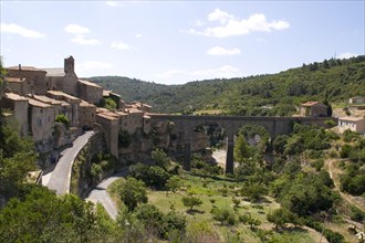 Bridge over the river Cesse near the Cathar village of Minerve