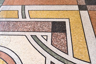 Detail of the mosaic pavement