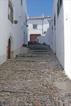 Narrow street with steps