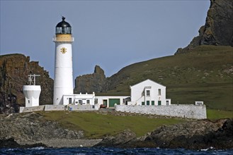 South Lighthouse on the coast of Fair Isle