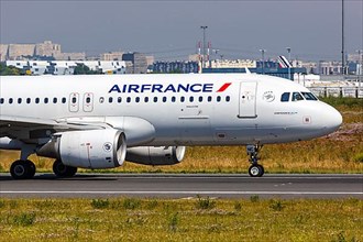An Air France Airbus A320 aircraft with registration F-HBNC at Paris Orly Airport