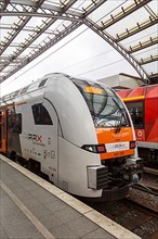 Rhein Ruhr Xpress RRX train of the type Siemens Desiro HC at the main station in Cologne