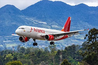 An Avianca Airbus A320 aircraft with registration N411AV at Medellin Rionegro Airport