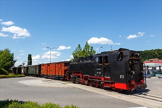 Steam train Oechsle Museumsbahn railway steam railway in Ochsenhausen