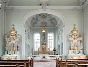 Basilica St. Johann Interior Saarbruecken Germany