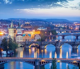 Travel Prague concept background