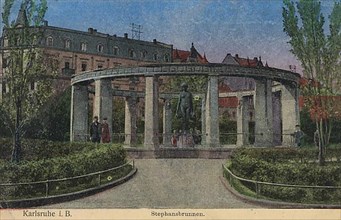 Stephansbrunnen in Karlsruhe