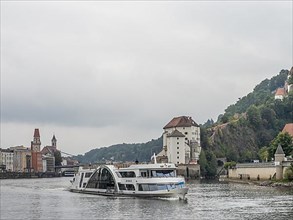 Passenger ship on the Danube