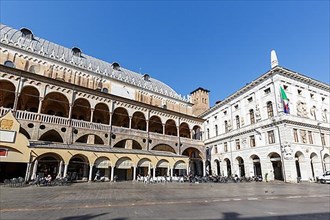 Padua Palazzo della Ragione in Piazza delle Erbe Square Travel City in Padova