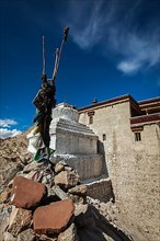 Chorten and Shey palace. Ladakh
