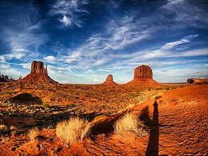 Rock formation in Monument Valley