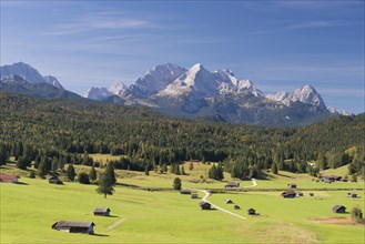 Mogul meadows between Mittenwald and Kruen