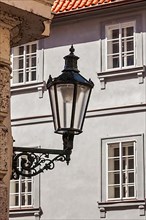 Old street lamp in Prague street