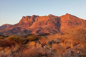 Erongo Mountains in the evening light