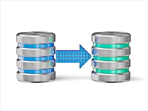 Creative database backup copy concept