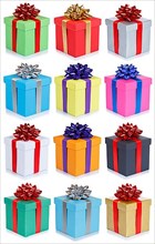 Gifts Birthday Christmas Collection Christmas Gifts Birthday Gifts isolated in Stuttgart