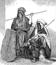 Armed men of the Tuareg people in 1869