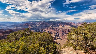 Viewpoint with view of the Grand Canyon