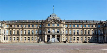 New Palace Travel Panorama Architecture in Stuttgart