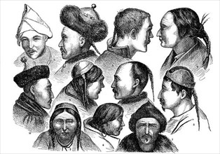 Various Types of People from Eastern Siberia