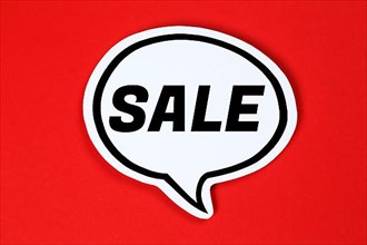 Sale Offer Shopping in Speech Bubble Communication Concept Talk in Stuttgart