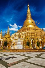 Myanmer famous sacred place and tourist attraction landmark