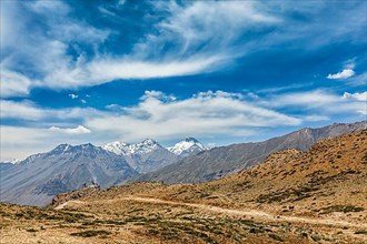 Himalayan landscape of Spiti valley. Himachal Pradesh