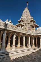 Carved Jain temple in Ranakpur. Rajasthan