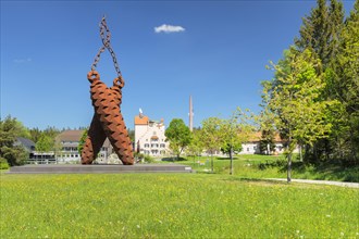 Fir cone sculpture